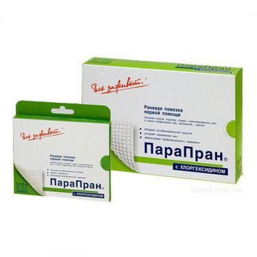 Парапран Повязка с хлоргексидином 7,5 см х 10 см 30 шт