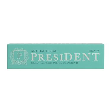 PresiDENT Antibacterial Зубная паста для защиты от бактерий 75 RDA 50 мл