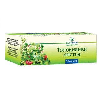 Толокнянка листья фильтр-пакеты 1.5 г 20 шт