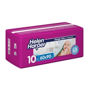 Helen Harper Пеленки впитывающие детские 60 см х 90 см 10 шт
