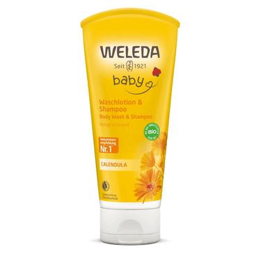 Weleda Baby Шампунь-гель детский для волос и тела с календулой 200 мл