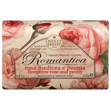 Nesti Dante Romantica Мыло парфюмированное Роза и Пион 250 г