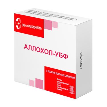Аллохол-УБФ таблетки 24 шт