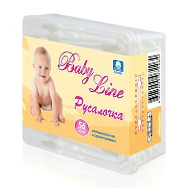 Русалочка Baby Line Ватные палочки детские 56 шт