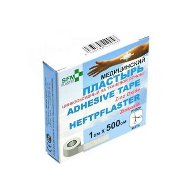 SFM Plaster Лейкопластырь фиксирующий на тканевой основе 1 см х 500 см 1 шт
