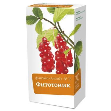 Фиточай Алтай № 16 Фитотоник Лимонник фильтр-пакеты 20 шт