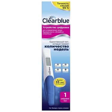 Clearblue Тест на беременность цифровой с определением срока в неделях 1 шт