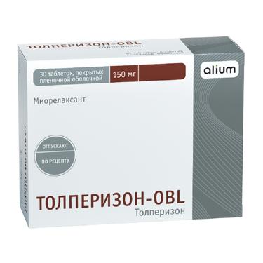 Толперизон-OBL 150 мг таблетки 30 шт