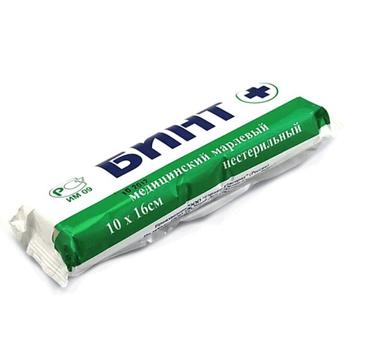Бинт марл мед н/стер 10 м х 16 см инд.уп N1