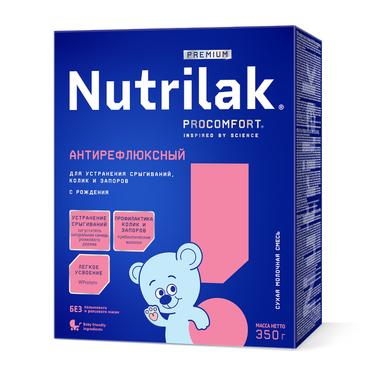 Nutrilak Антирефлюксный смесь сухая молочная для детей с 0 месяцев 350 г