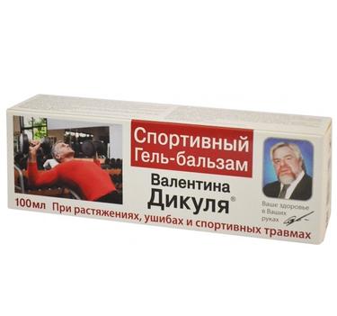 Спортивный гель-бальзам Валентина Дикуля 100 мл
