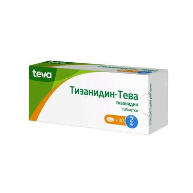 Тизанидин-Тева 2 мг таблетки 30 шт