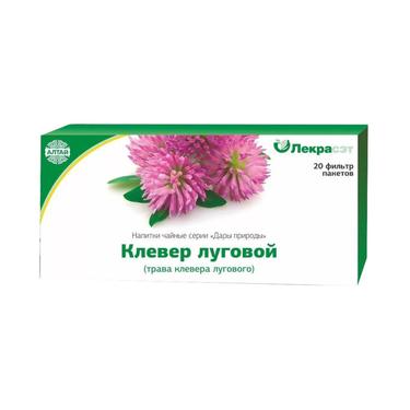 Клевер луговой трава фильтр-пакеты 1,5 г 20 шт