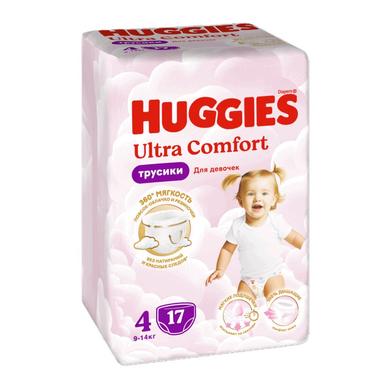 Huggies Pants 4 Подгузники-трусики для девочек 9-14 кг 17 шт