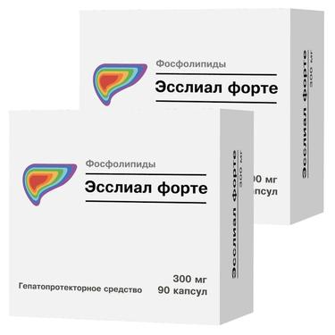 Набор 2Х Эсслиал Форте 300 мг капсулы 90 шт