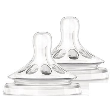 Philips Avent Natural Соска силиконовая средний поток с 3 месяцев 2 шт