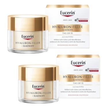 Набор 2Х Eucerin Hyaluron-Filler + Elasticity Крем для лица дневной 50 мл