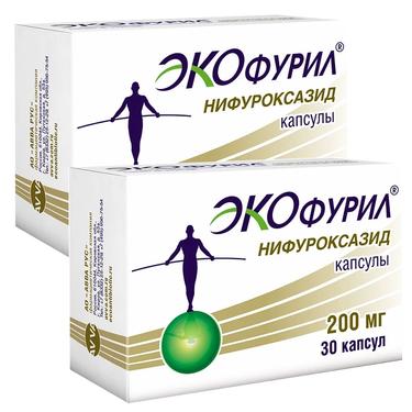 Набор 2Х Экофурил 200 мг капсулы 30 шт