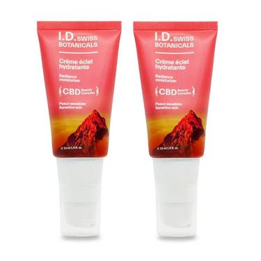 Набор 2Х I.D. Swiss Botanicals Увлажняющий крем для лица с эффектом сияния 50 мл