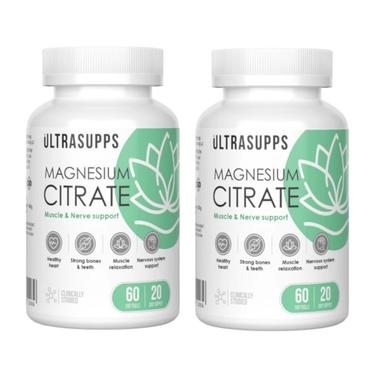 Набор 2Х Ultrasupps Магния цитрат капсулы 60 шт