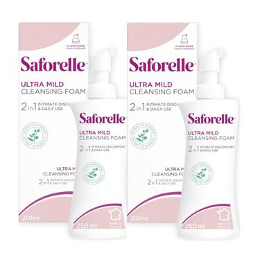 Набор 2Х Saforelle Пенка для интимной гигиены ультра-мягкая 250 мл