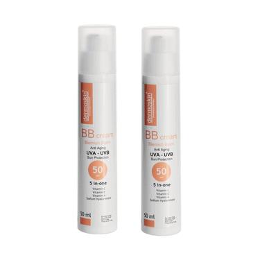 Набор 2Х Dermoskin BB-крем для лица SPF 50 50 мл
