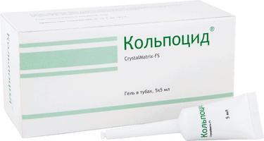 Кольпоцид CrystalMatrix-FS гель д/интравагин.введ.тюб.с наконечн. 5 мл 5 шт