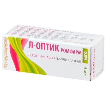 Л-Оптик Ромфарм 0,5% капли глазные 5 мл