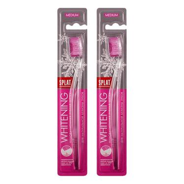 Набор 2Х Splat Professional Whitening Зубная щетка Средняя жесткость