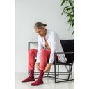 Relaxsan Гольфы компрессионные Cotton Socks Fancy 1 класс компрессии размер 4 Бордо-Горох