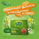 Доктор Мом растительные пастилки от кашля Клубника 20 шт