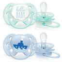 Philips Avent Ultra Soft Пустышка силиконовая 0-6 месяцев 2 шт