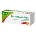Бисопролол-Тева 5 мг таблетки 50 шт