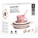 Suavinex Into The Forest Набор детский тарелка 450 мл + миска 300 мл + кружка + ложка Розовый