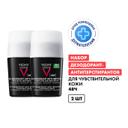 Vichy Homme Дезодорант-антиперспирант для чувствительной кожи 48 ч 50 мл 2 шт