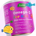 Evalar Laboratory Омега-3 для детей капсулы жевательные Фрукты 90 шт