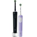 Oral-B Vitality Pro Набор зубных щеток электрических Черная + Лиловая