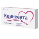 Квинсента 1,34 мг/мл раствор для инъекций 0,25/0,5/1 мг/доза шприц-ручка 3 мл + иглы