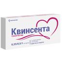Квинсента 1,34 мг/мл раствор для инъекций 0,25/0,5/1 мг/доза шприц-ручка 3 мл + иглы
