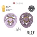 Bibs Colour Пустышка латексная с 6 месяцев Chamomile Lawn-Violet Sky 2 шт