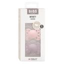 Bibs Infinity Пустышка анатомическая силиконовая с 6 месяцев Blossom-Dusky Lilac 2 шт