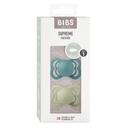 Bibs Supreme Пустышка силиконовая с 0 месяцев Island Sea-Sage 2 шт