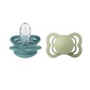 Bibs Supreme Пустышка силиконовая с 0 месяцев Island Sea-Sage 2 шт