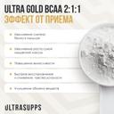 Ultrasupps BCAA 2:1:1 Комплекс аминокислот порошок Апельсин 300 г