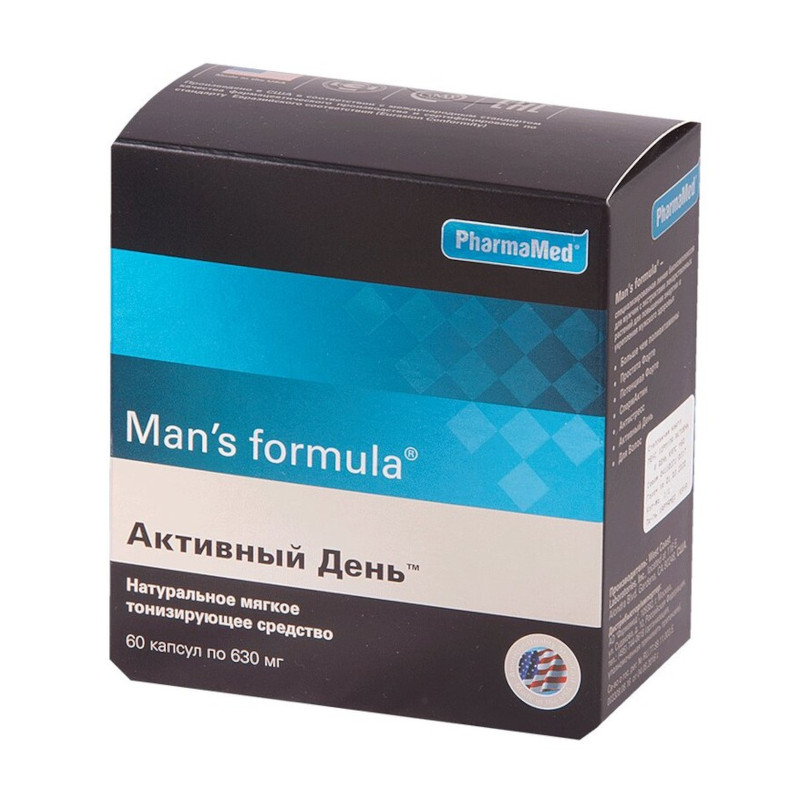 Man's formula Активный день капсулы 60 шт