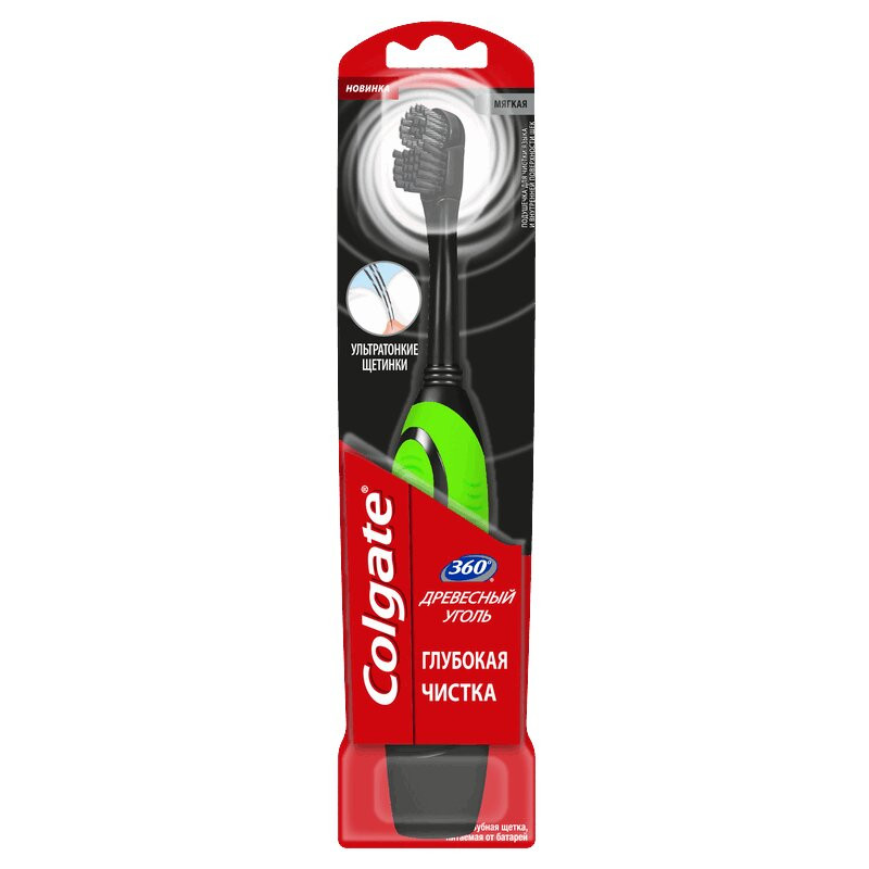 Colgate 360 Суперчистота всей полости рта Зубная щетка электрическая Средняя жесткость