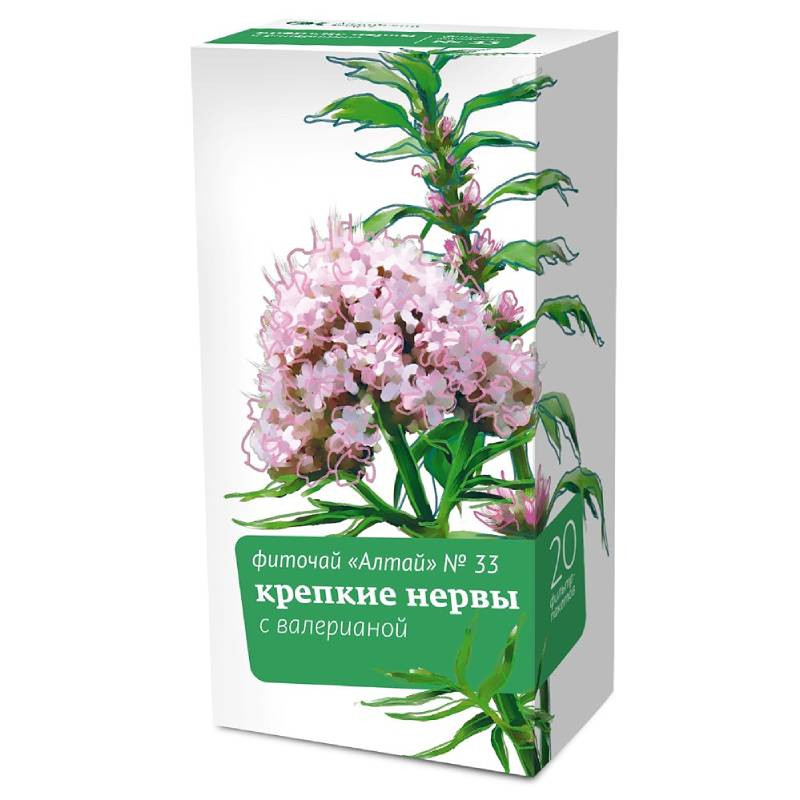 Фиточай Алтай № 33 Крепкие нервы Валериана фильтр-пакеты 20 шт