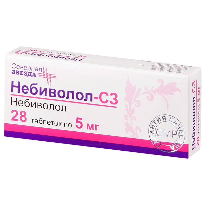 Небиволол-СЗ 5 мг таблетки 28 шт