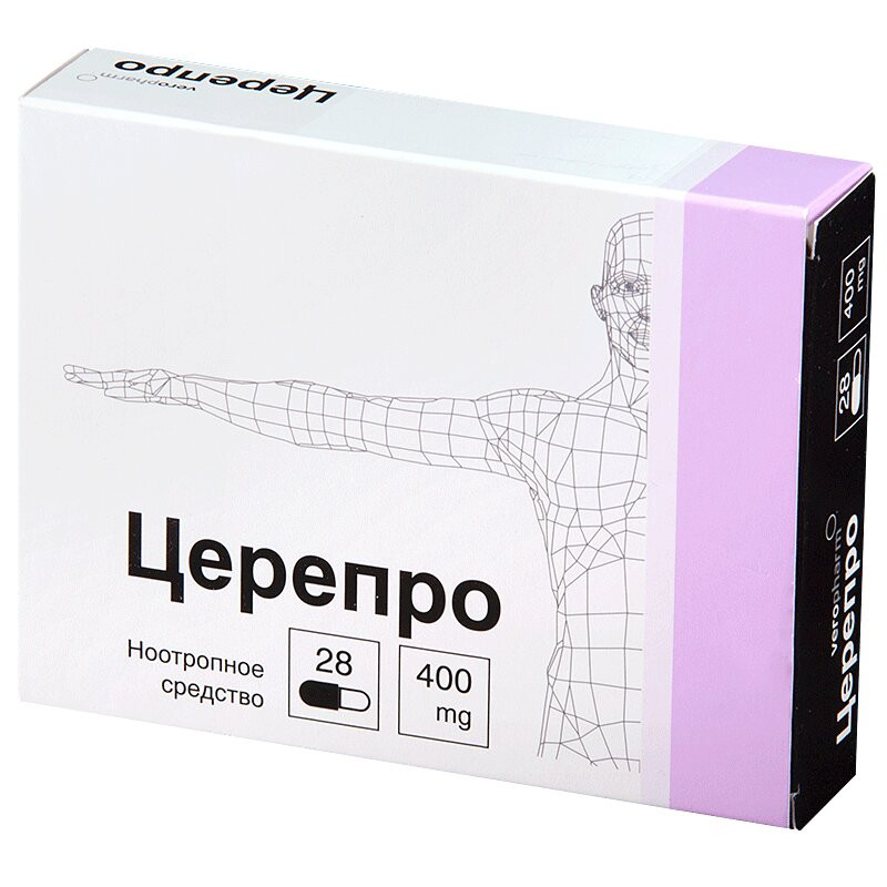 Церепро 400 мг капсулы 28 шт