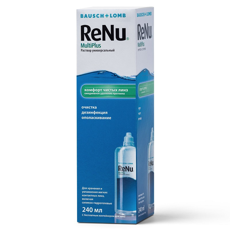 ReNu MultiPlus раствор для ухода за контактными линзами 240 мл
